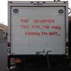 [Updates] Grumpy New Banksy Piece On A Truck In Sunset Park